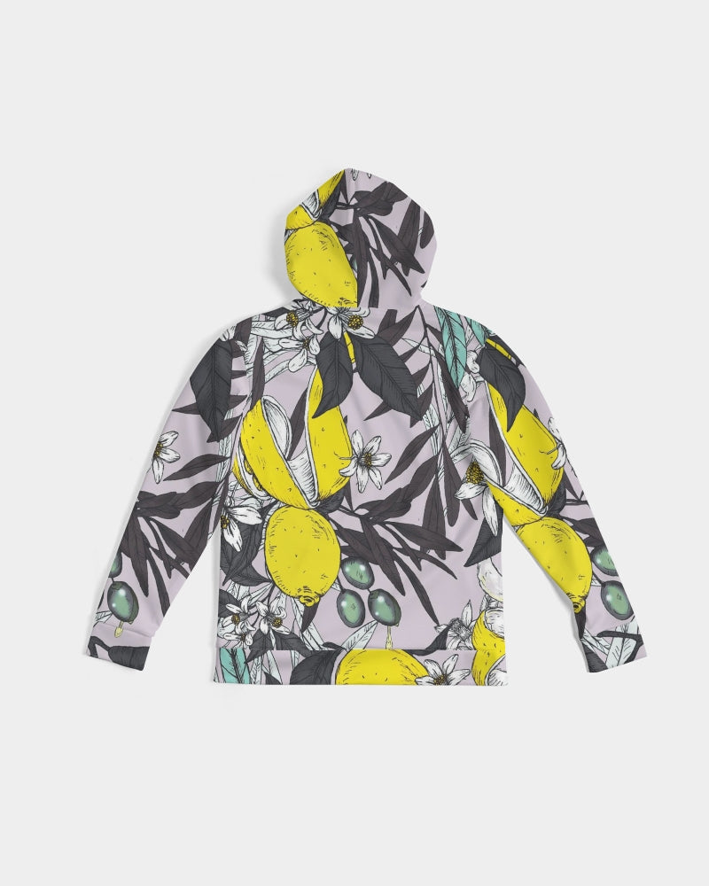Floral Yellow & Green Men's Hoodie