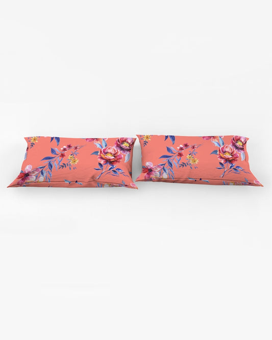 Pink Patterned King Pillow Case