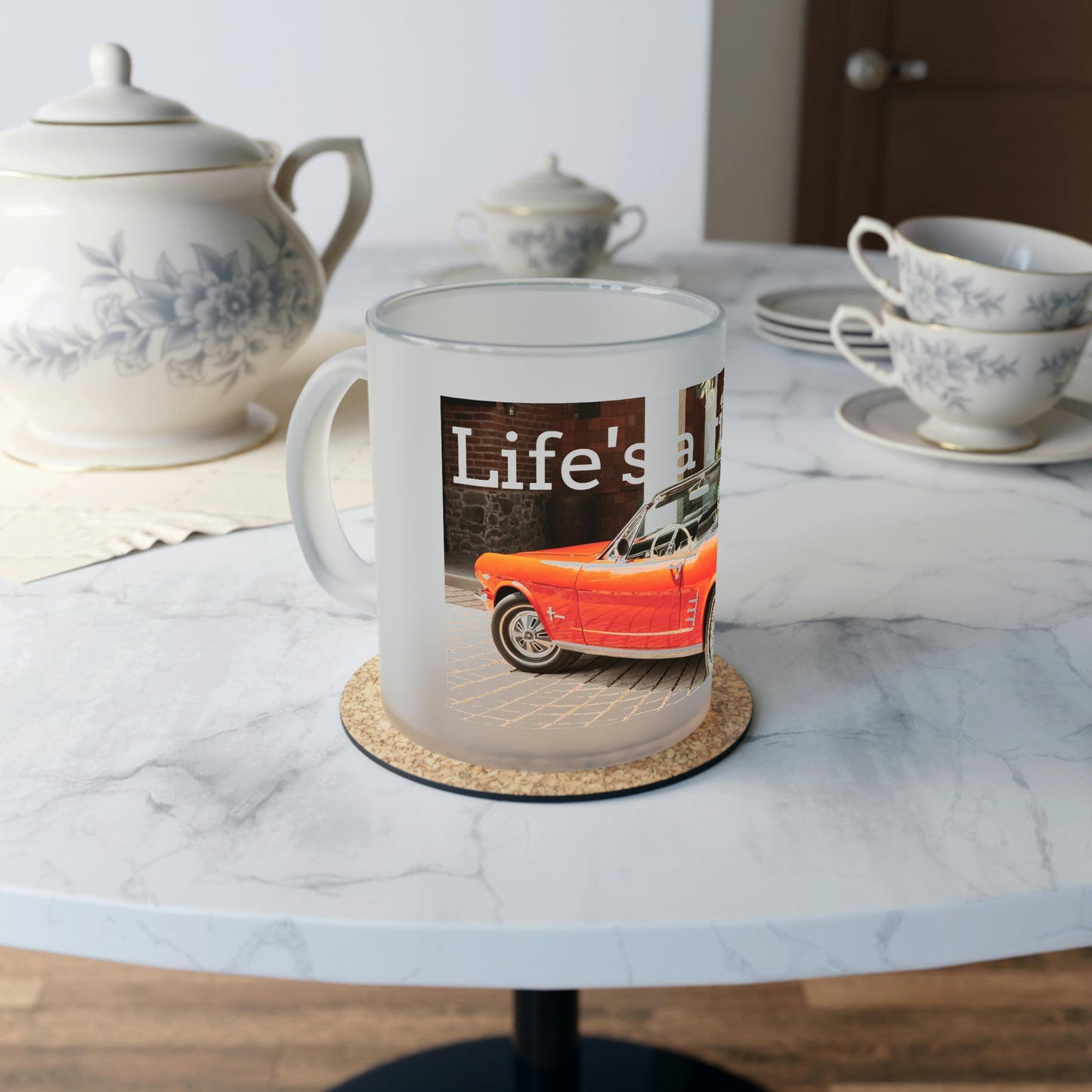 Life's a Ride Glass Mug